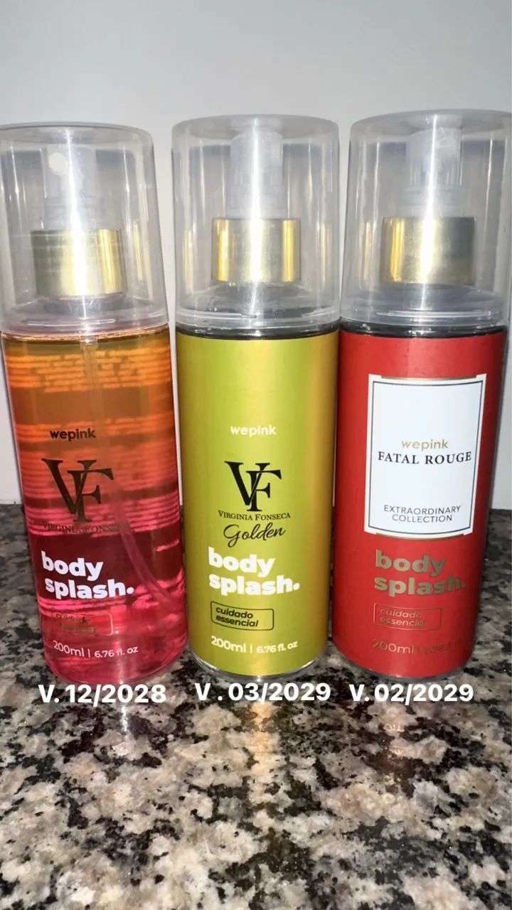 Vendo body splash da we pink 