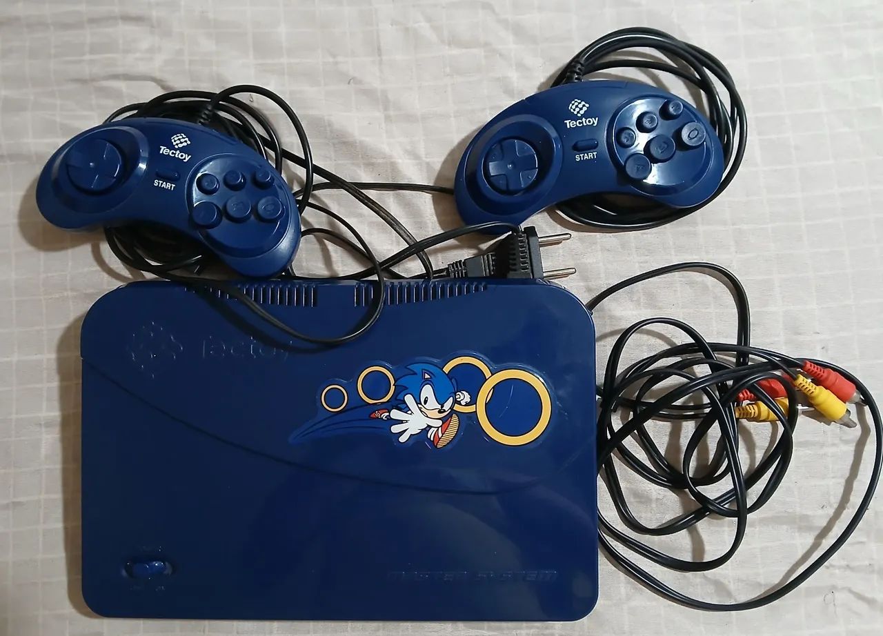 MASTER SYSTEM EVOLUTION TEC TOY SEGA 132 JOGOS NA MEMÓRIA 