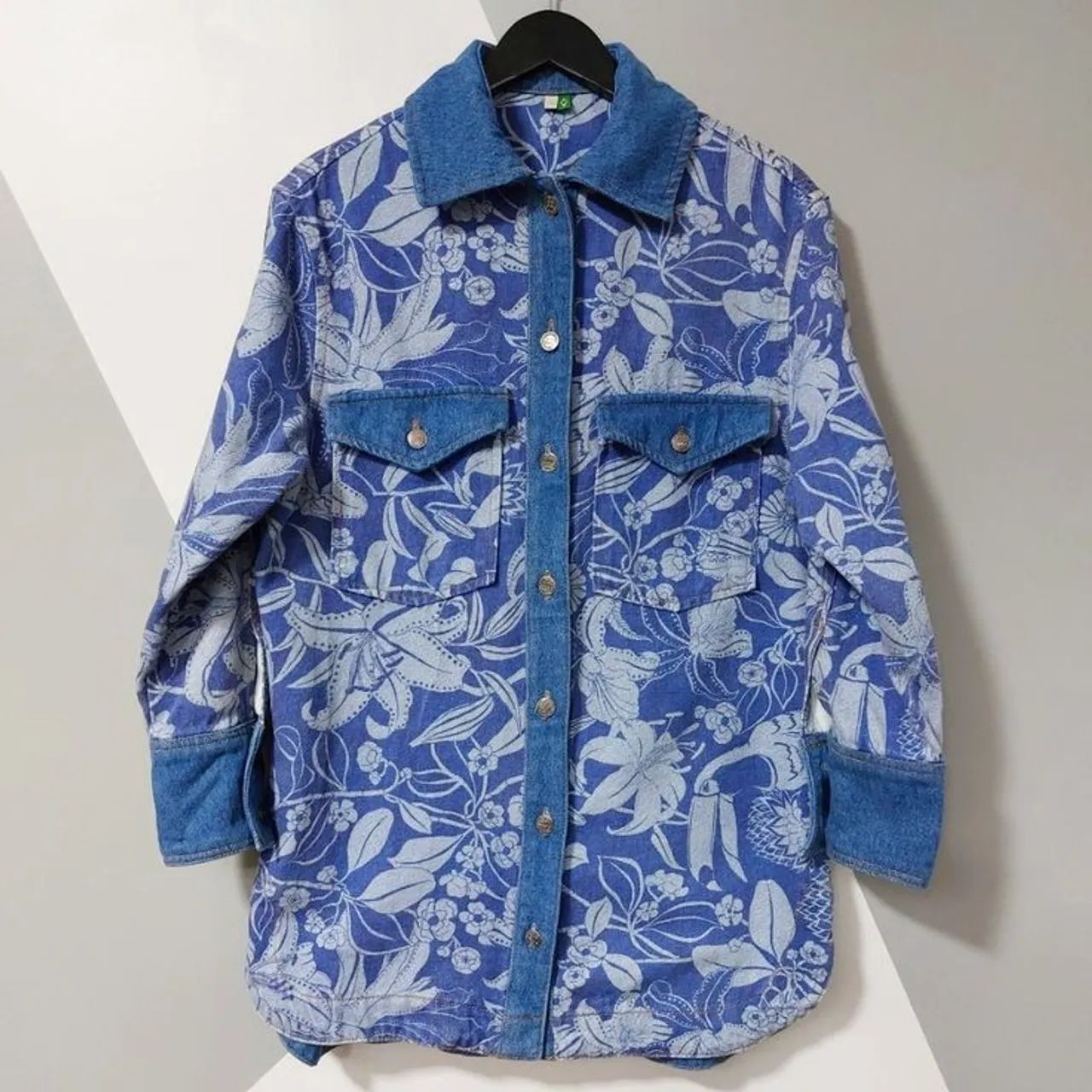 Jaqueta jeans oversized FARM