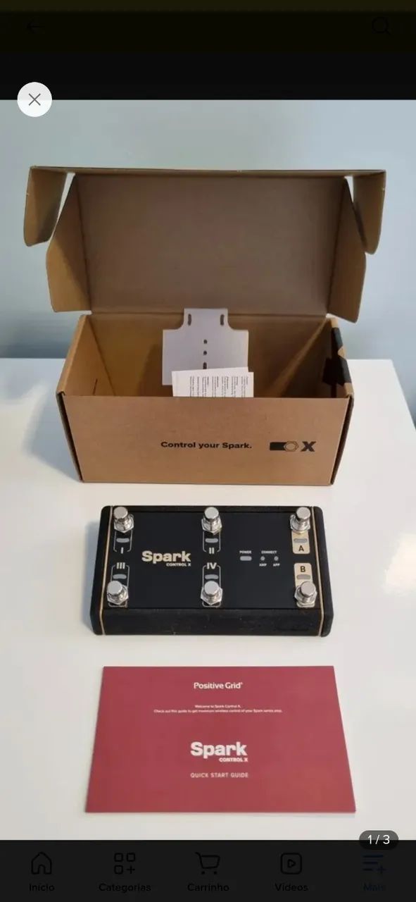 Footswitch positive grid spark control x