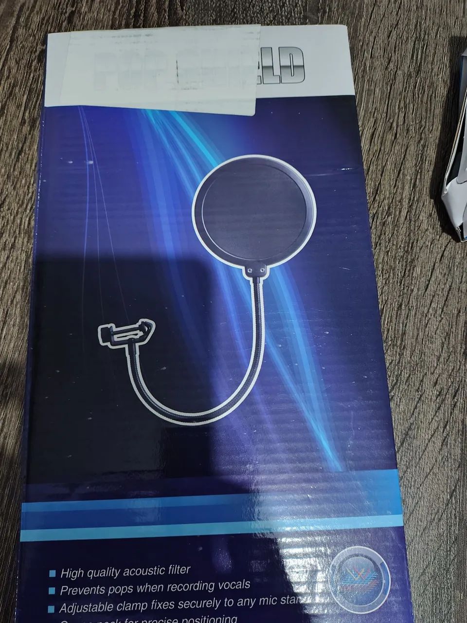 Microfone, suporte e pop filter - Foto 4