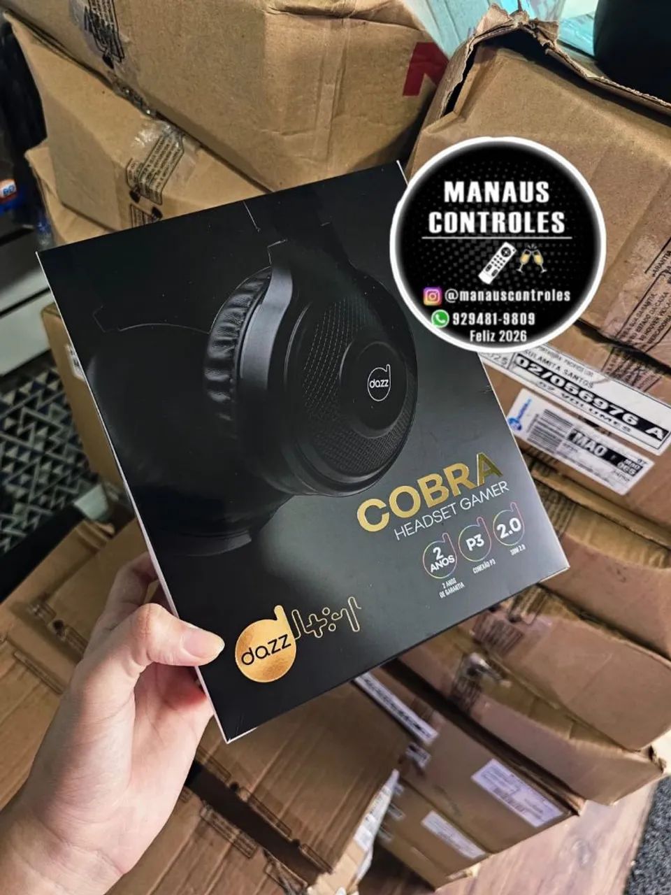 Headset cobra p3 dazz gamer 