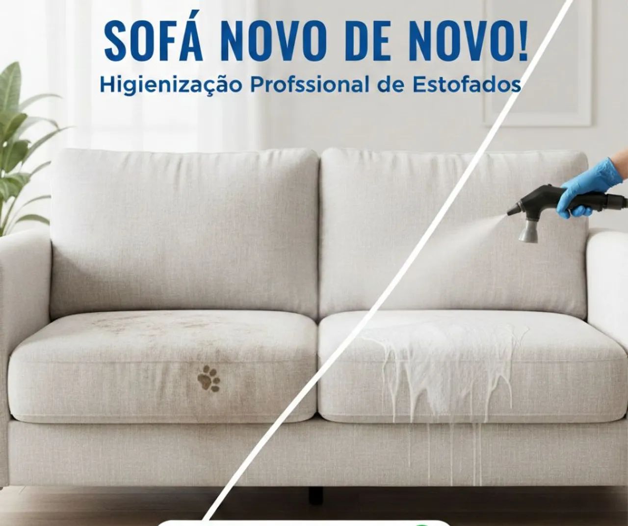 Higienização de Sofás e Estofados - Sofa Novo de Novo!