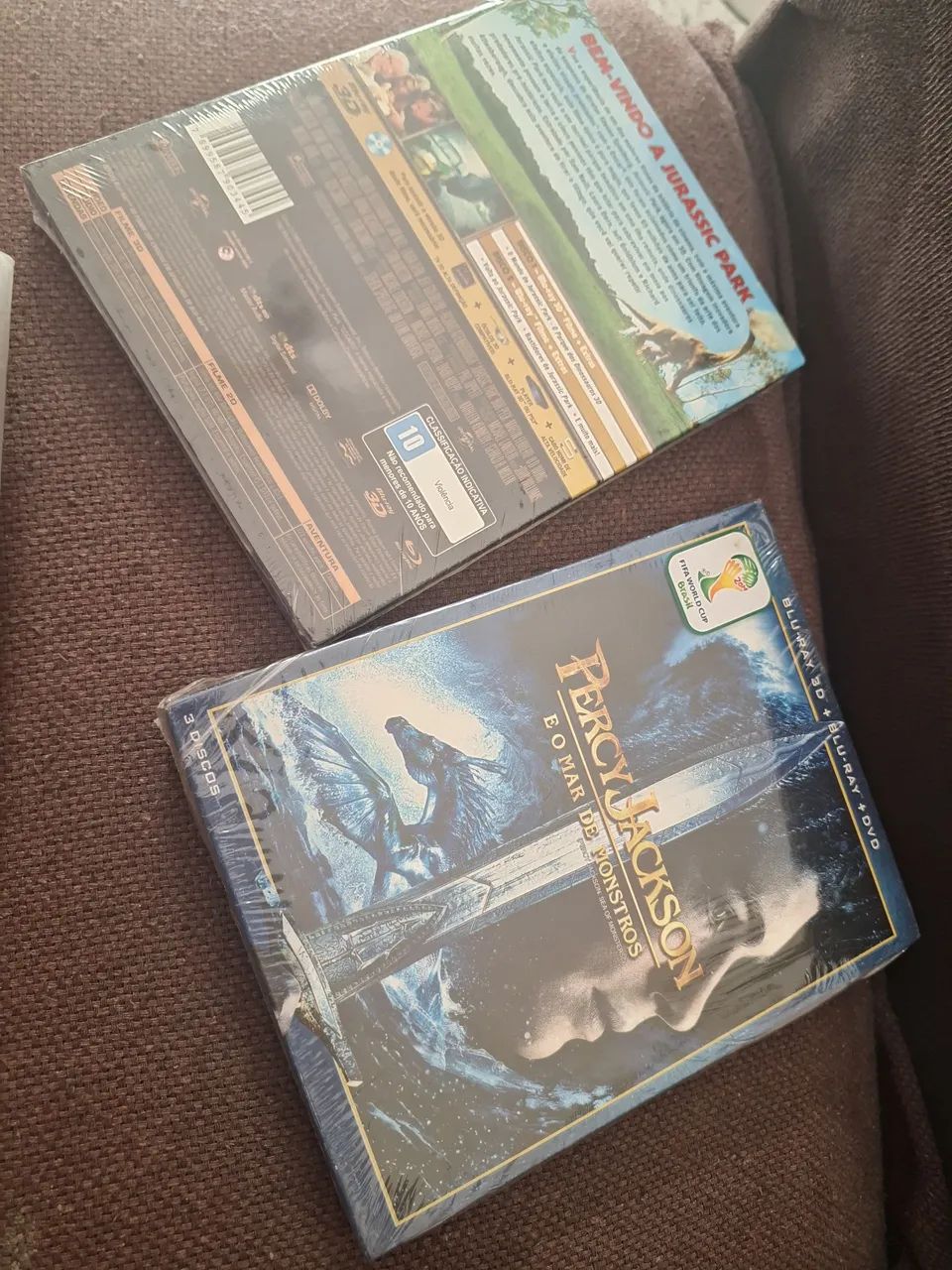 Blu-ray 3D Jurassic Park e Percy Jackson  - Foto 3