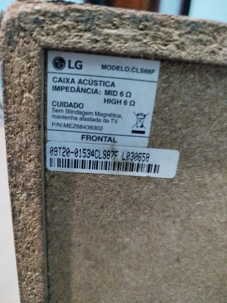 caixa de som cjs88f do lg xboom - Foto 2