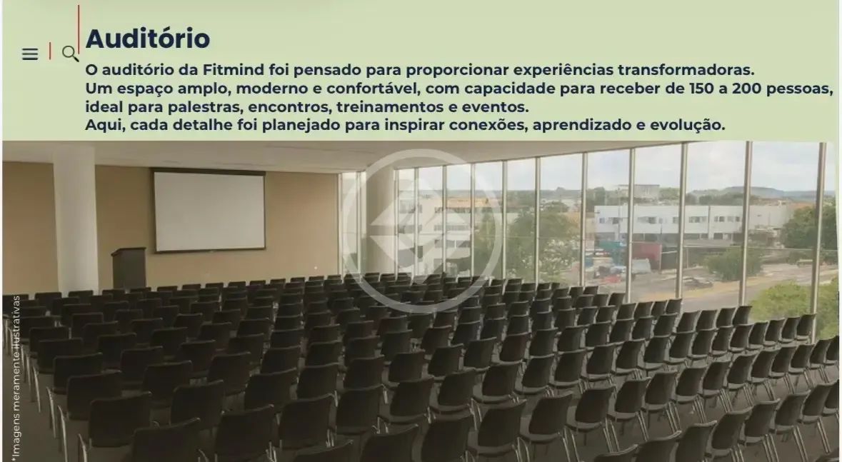 Sala comercial no edifício Fitmind Center, com 25,07m2, banheiro exclusivo. Locação $ 3.20 - Foto 3