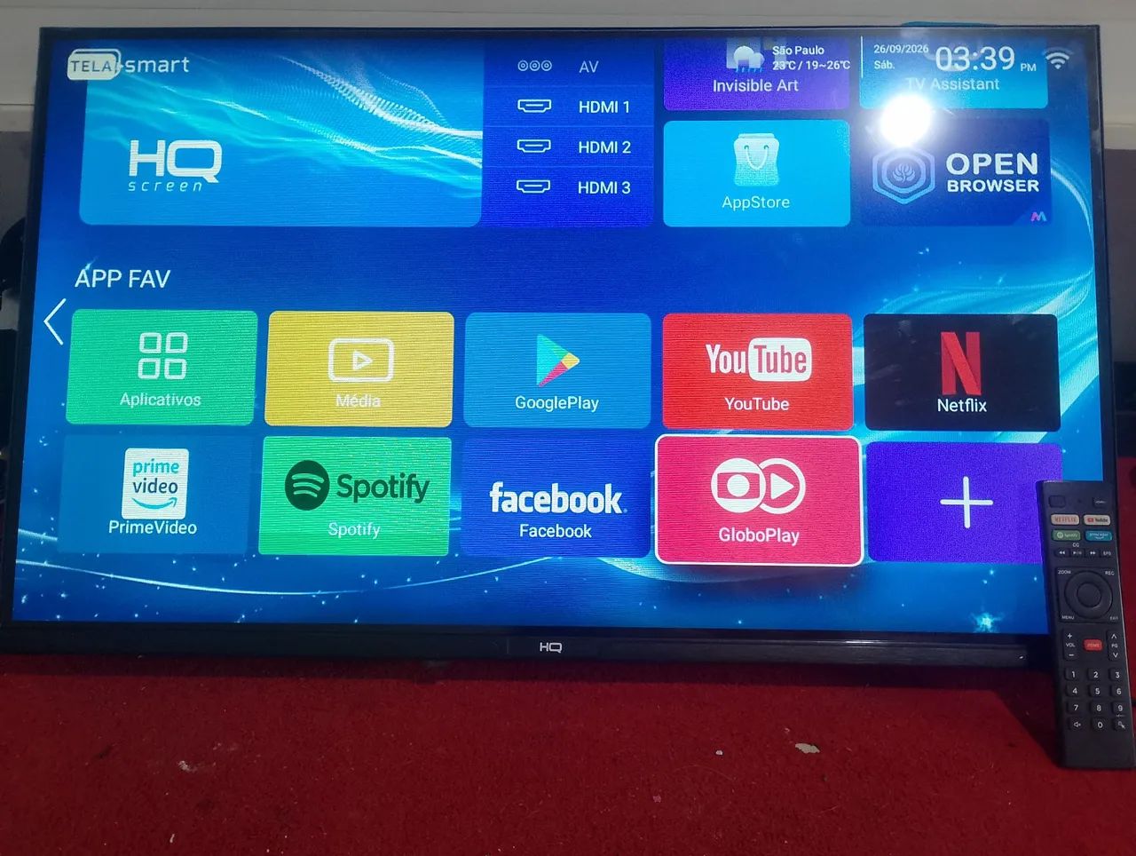Smart TV HQ 32 polegadas borda infinita  - Foto 2