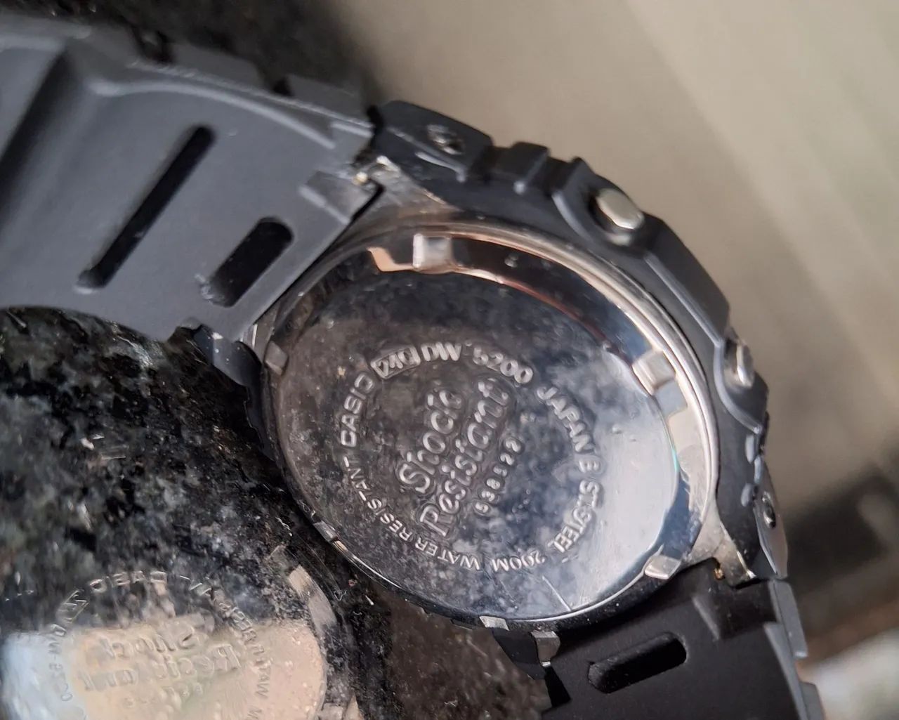 Casio G-shock dw-5200 fundo de rosca aço  - Foto 2