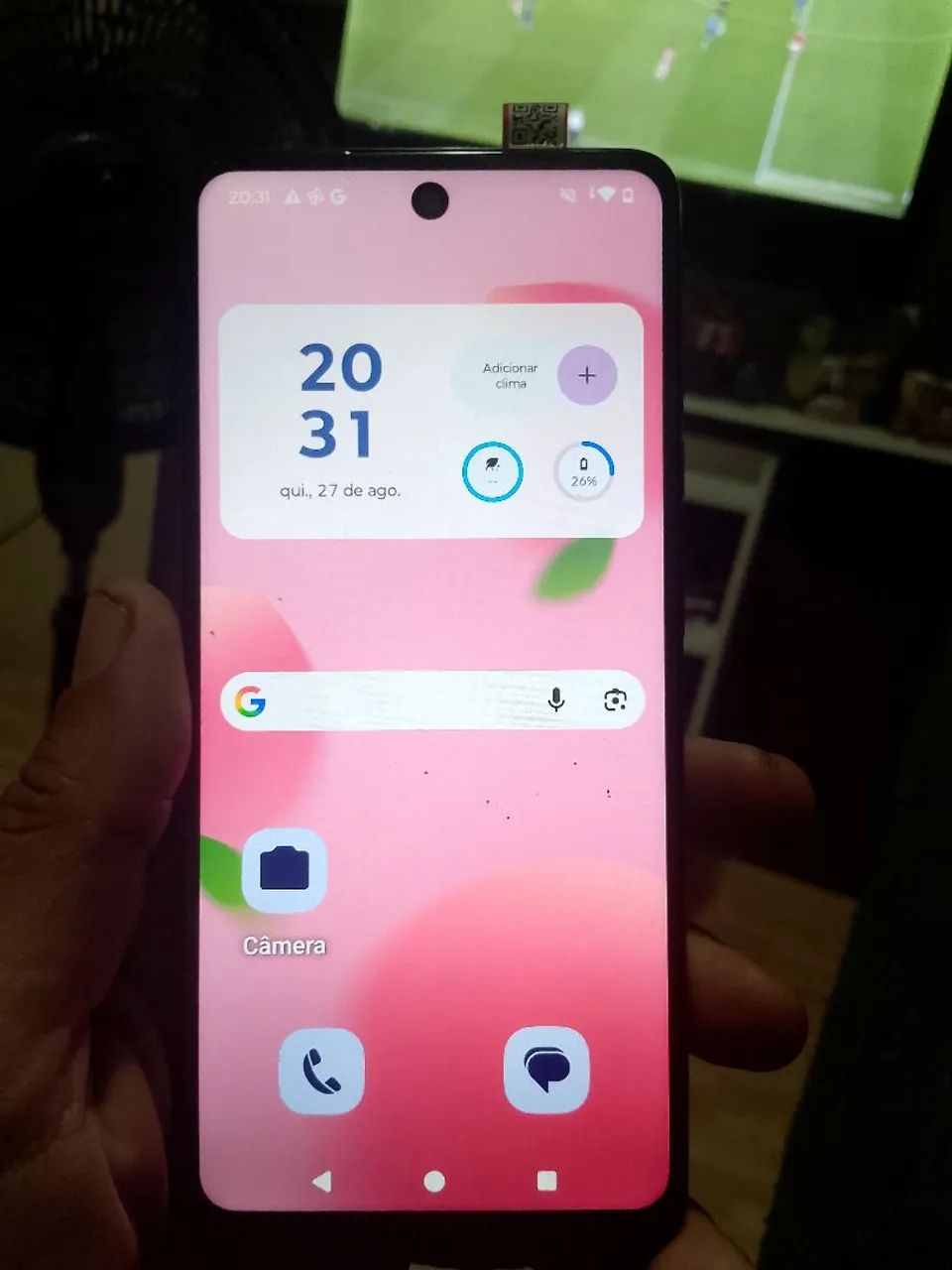 Desapego cel. Moto g04 funcionando tudo.