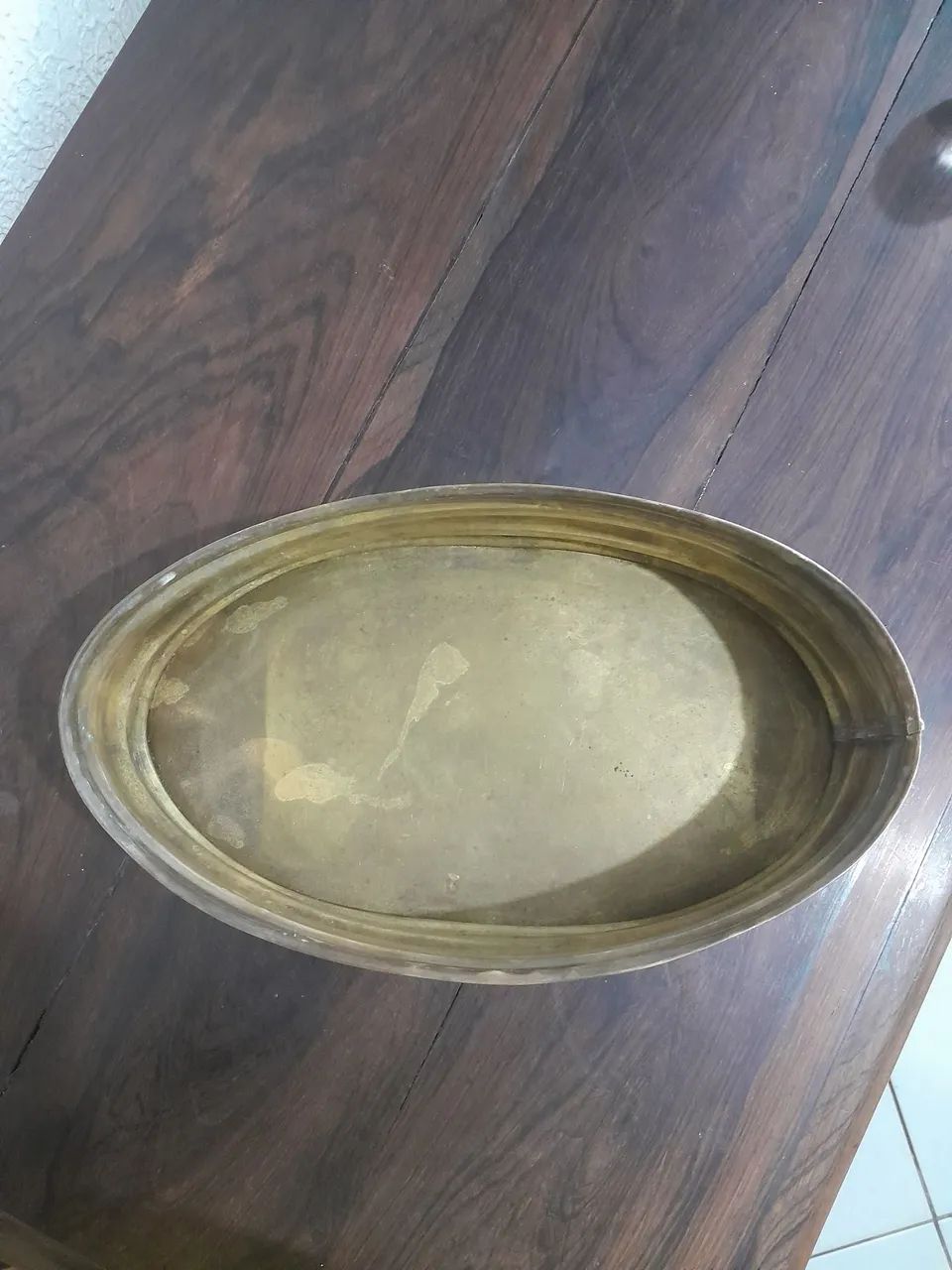 Cachepot oval em latão  - Foto 4