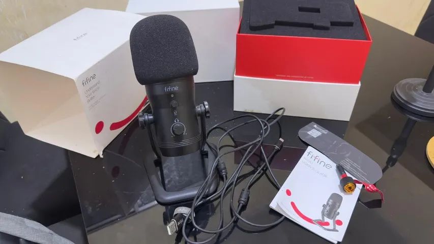 Microfone Fifine K690 em perfeito estado! - Foto 3