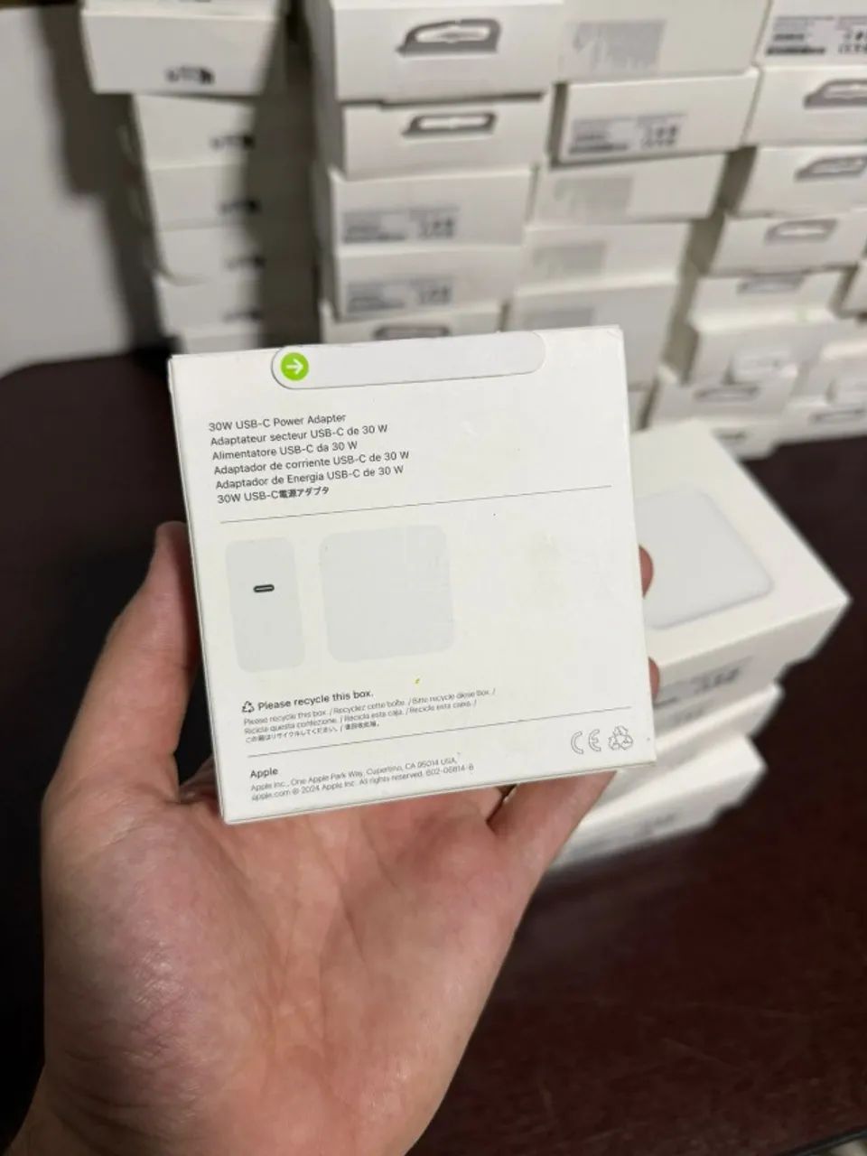 10 Unidades fonte Apple original 30w Macbook e iPhone - Foto 2