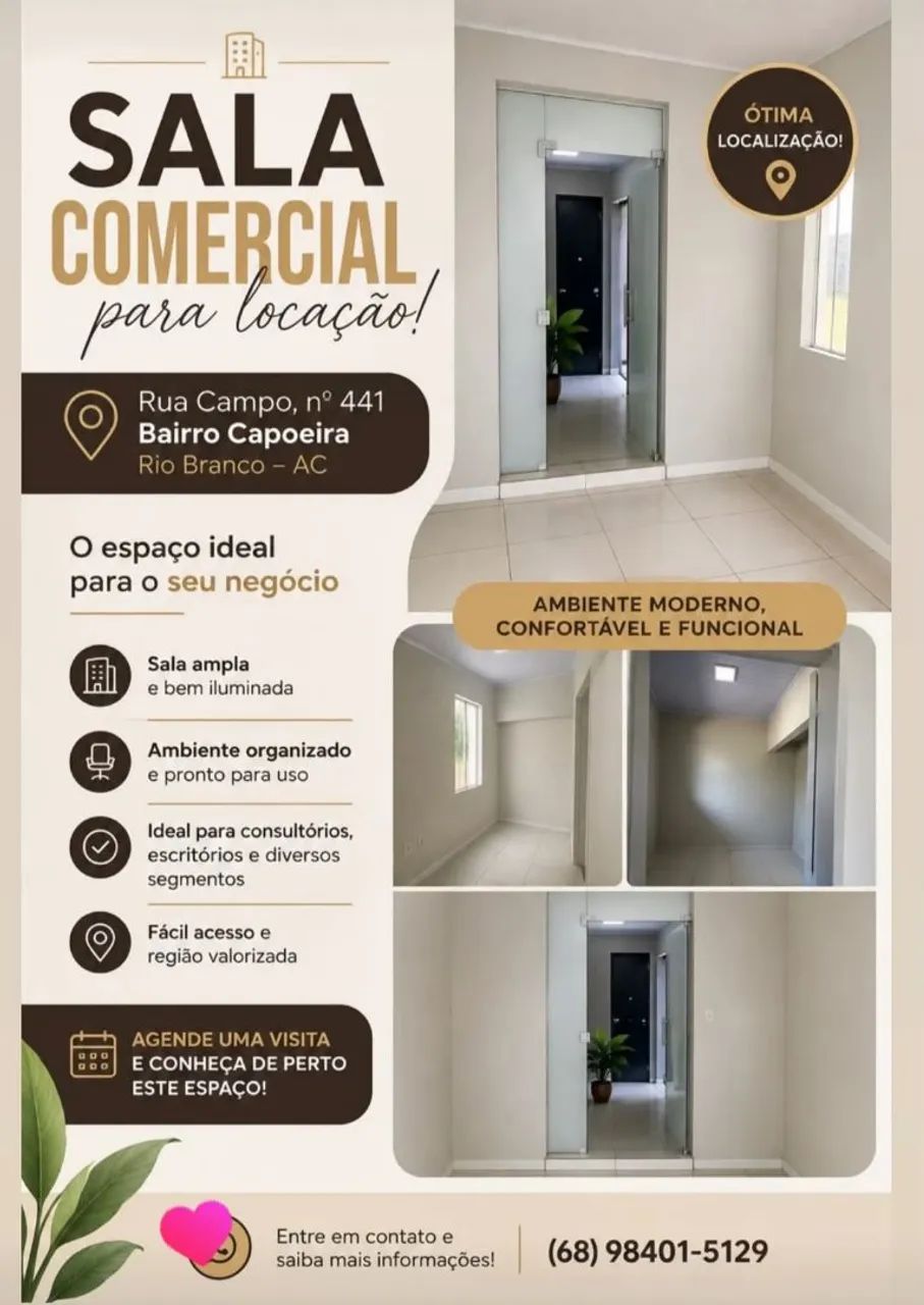 Alugo sala comercial 