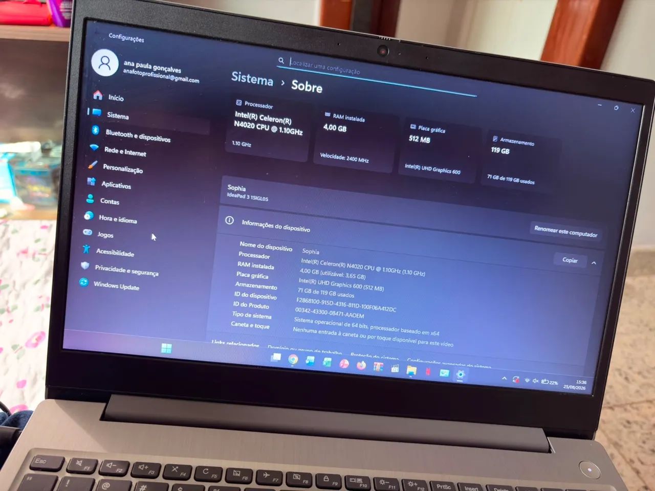 Computador Lenovo ideaped  - Foto 4