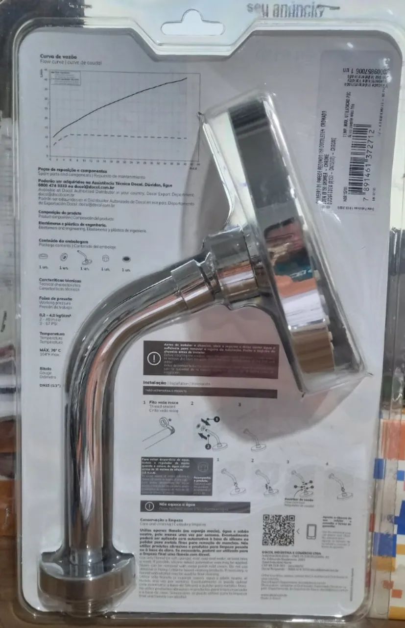 Ducha Docol R150 - cabeça articulada - Foto 2