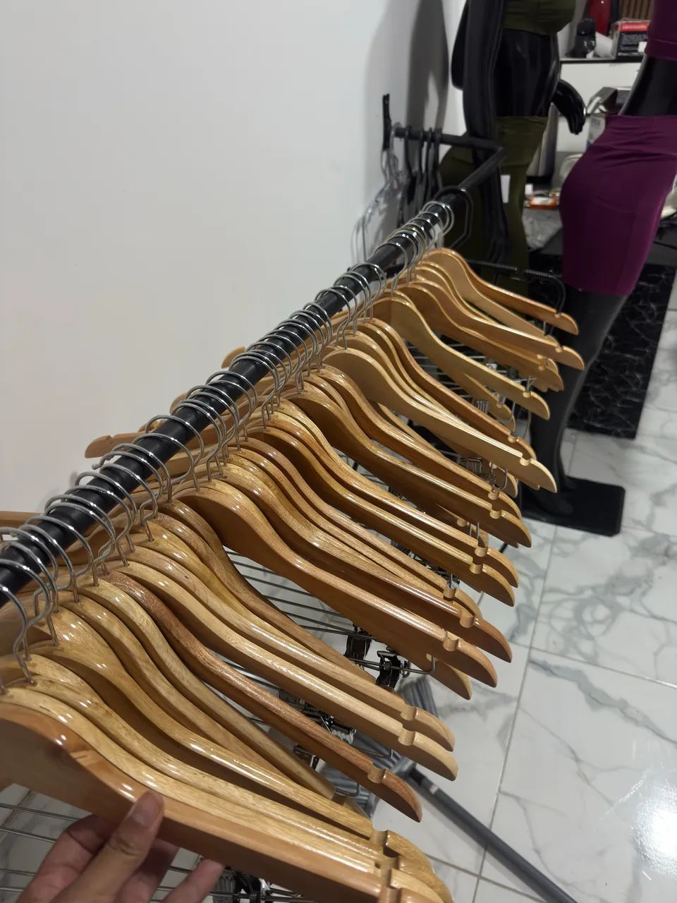 Cabides madeira  - Foto 2
