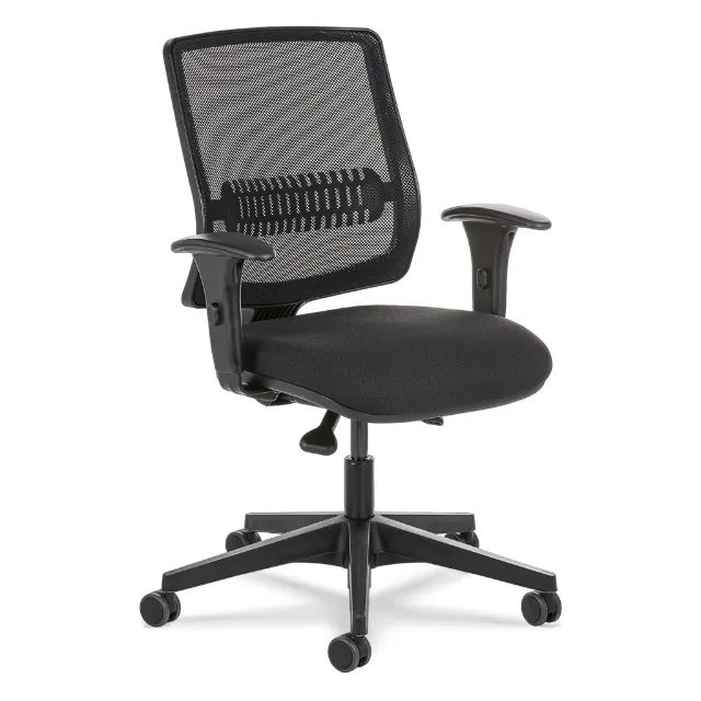 Cadeira de escritório Flexform Uni All Black usada em perfeito estado