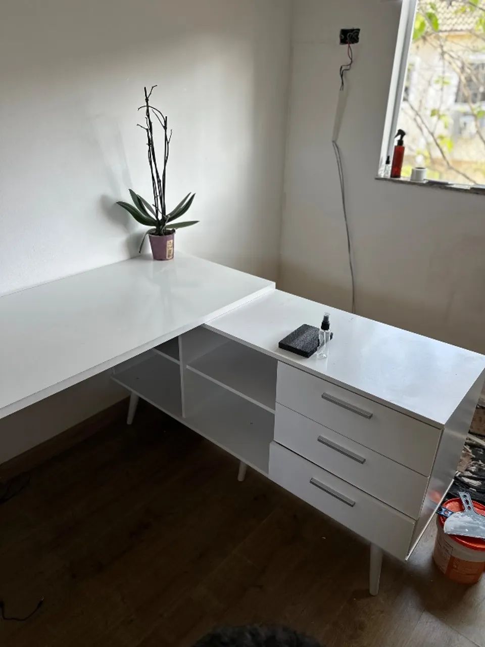 Mesa de escritório em L - Foto 2