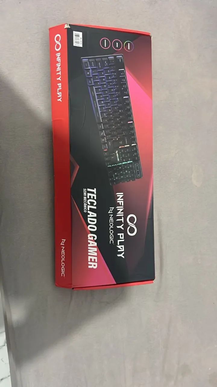 Teclado branco/semi-mecanico/100% - Foto 5