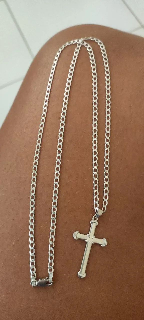 Cordão de prata 925 - Foto 2