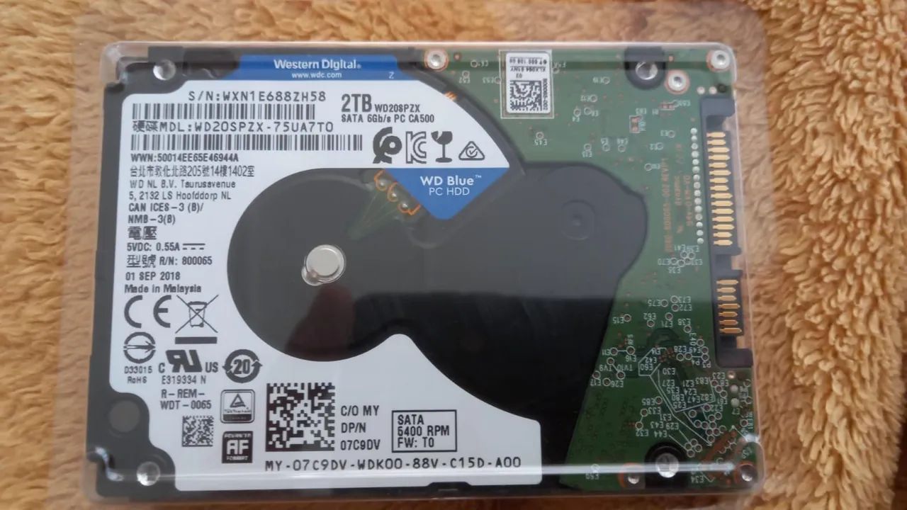 VENDO HD WD20spzx 2TB BLUE SATA 3 6GBPS 5400rpm 2.5in 128mb VENDO HD WD20spzx 2TB BLUE SATA 3 6GBPS 5400rpm 2.5in 128mb