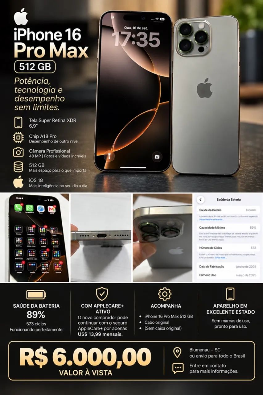 iPhone 16 Pro Max 512gb