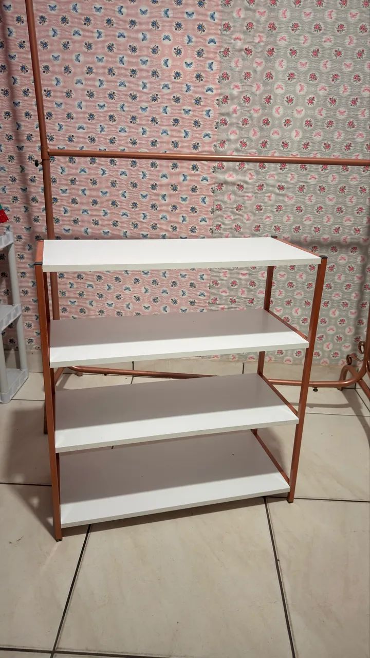 Arara de roupas rose gold  - Foto 4