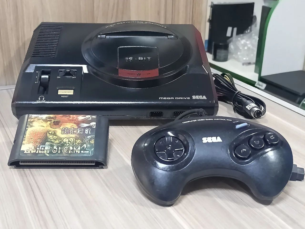 Mega drive Tec Toy completo compatível Sega CD