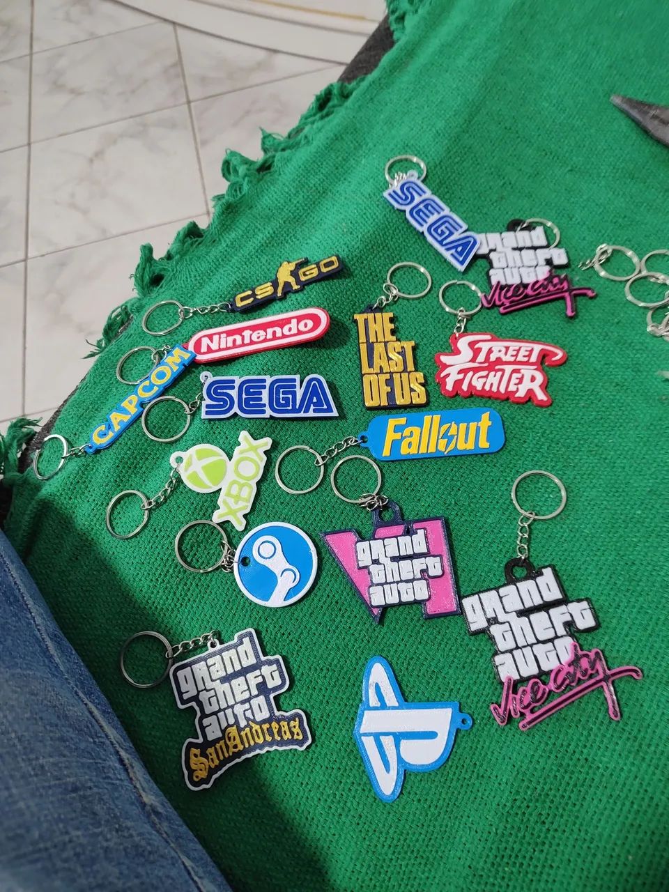 Chaveiro gamer 3d 