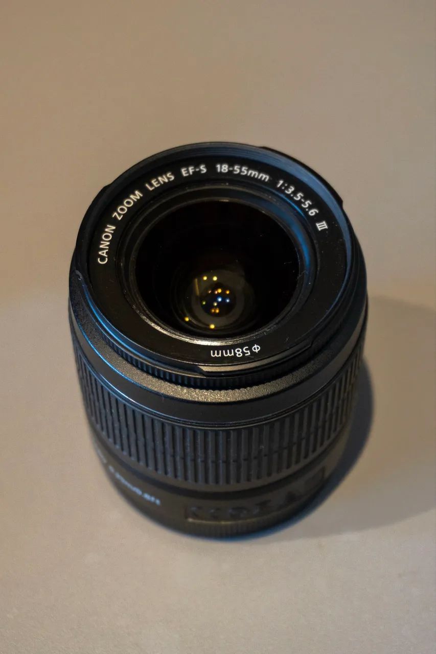 Canon t100 + Lente do kit  - Foto 4