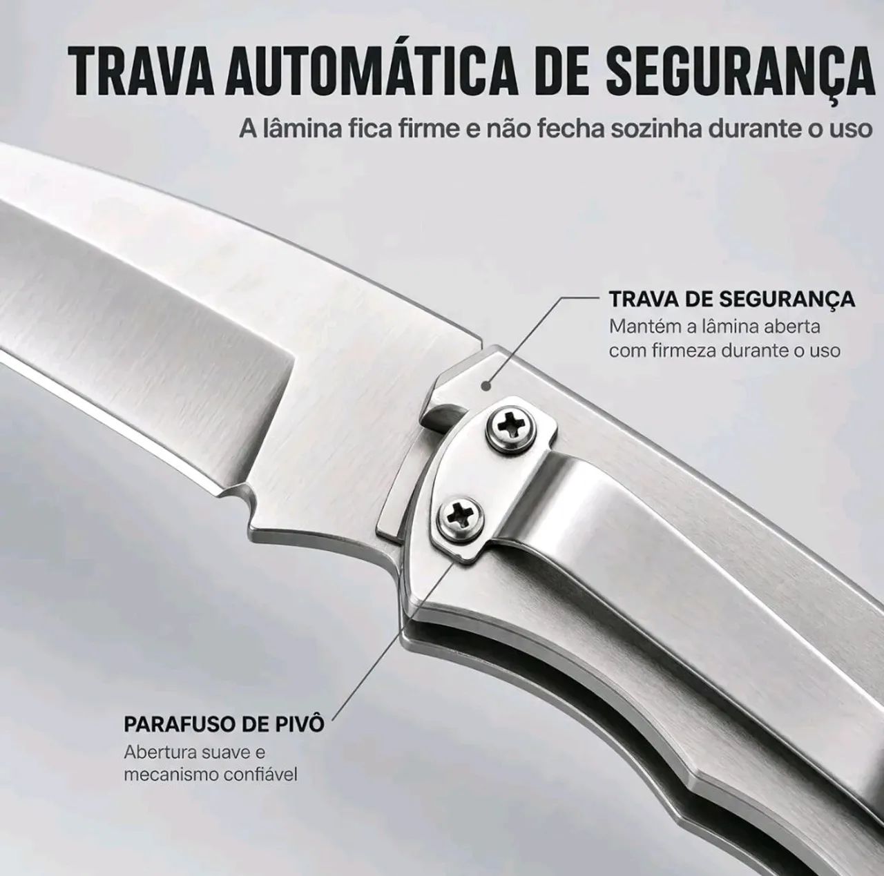 Canivete de aço inox  - Foto 2