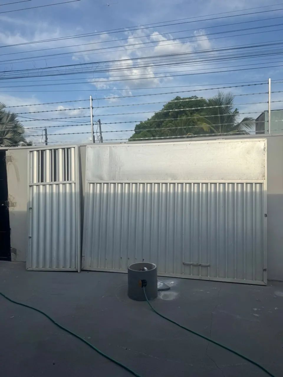 Portão de alumínio 