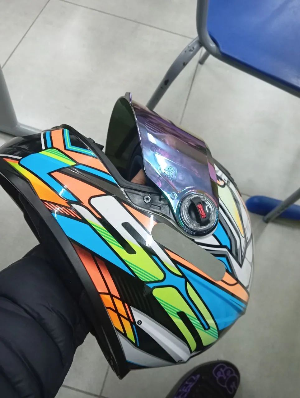 Capacete  é o LS2 FF358 Xdron Neon - Foto 3
