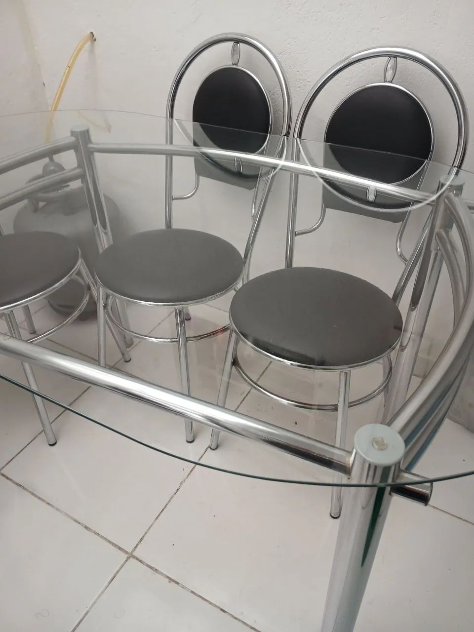 Mesa tampo de vidro  700,00  - Foto 3