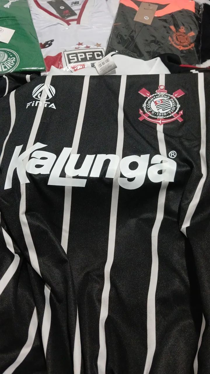 Camisa retrô Corinthians Kalunga 1990 - Foto 2