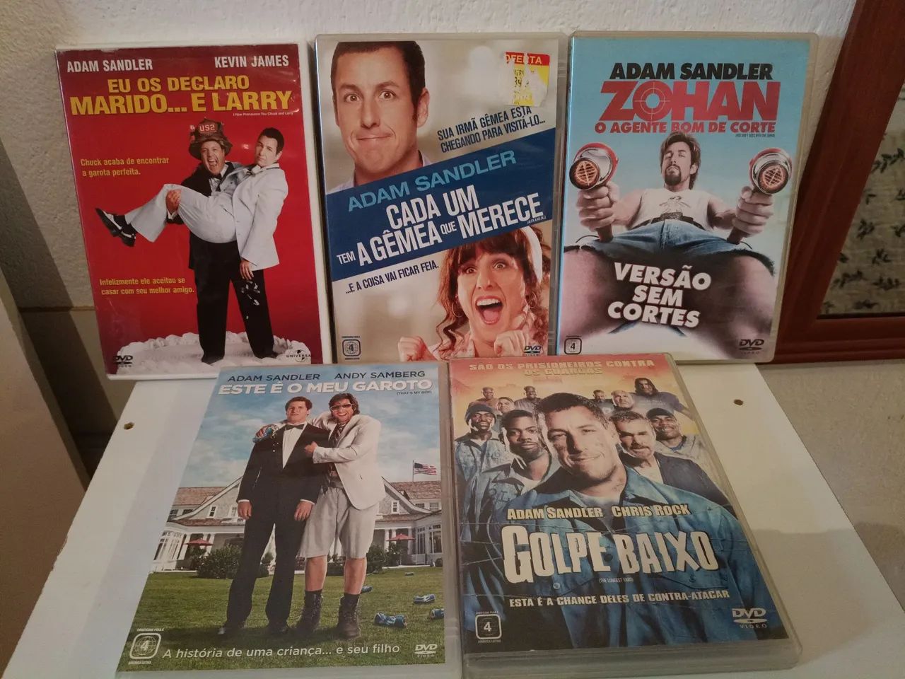 FILMES DVDS COLEÇÃO ADAM SANDLER 