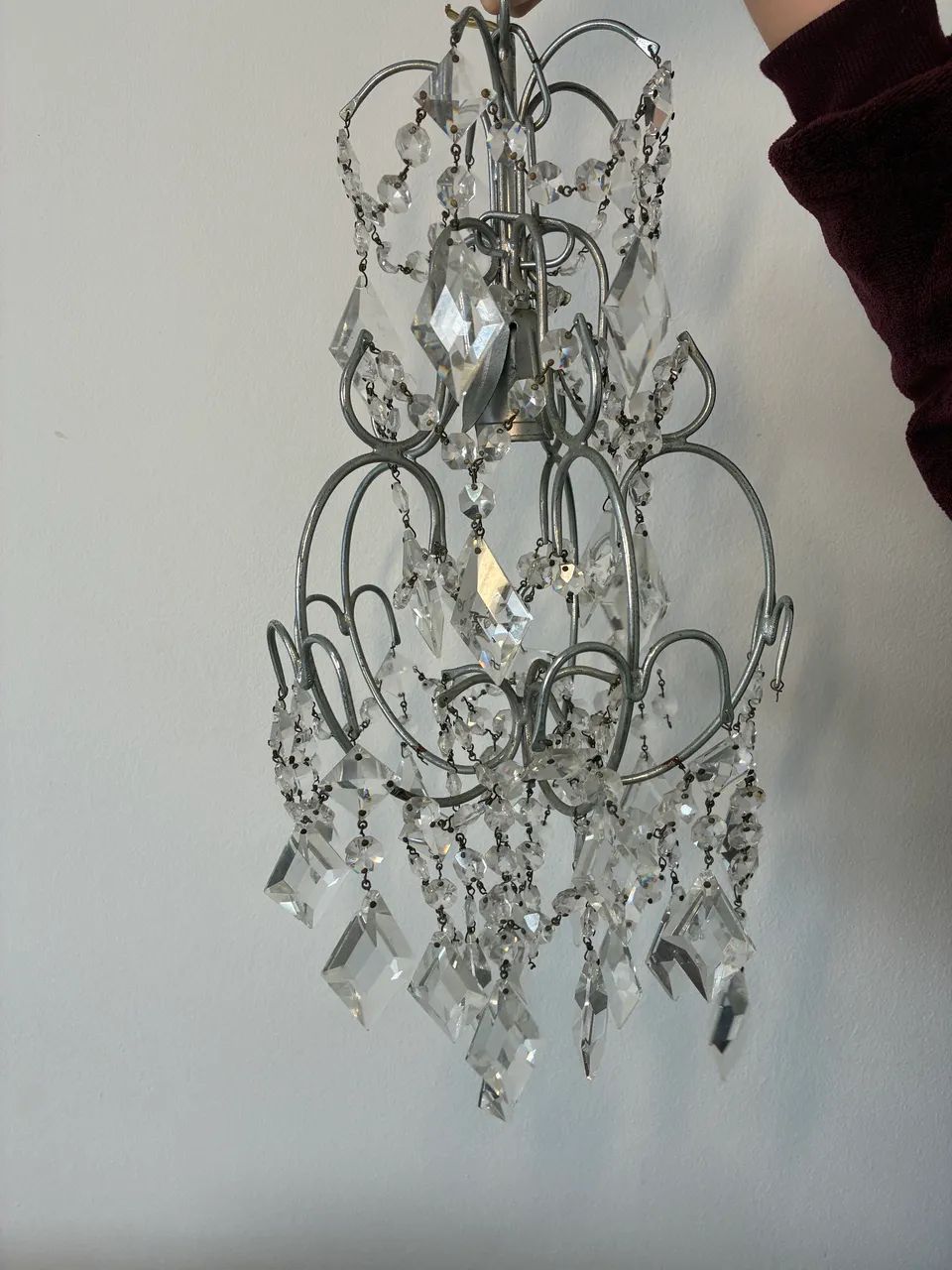 Lustre Cristal Pendente - Foto 2