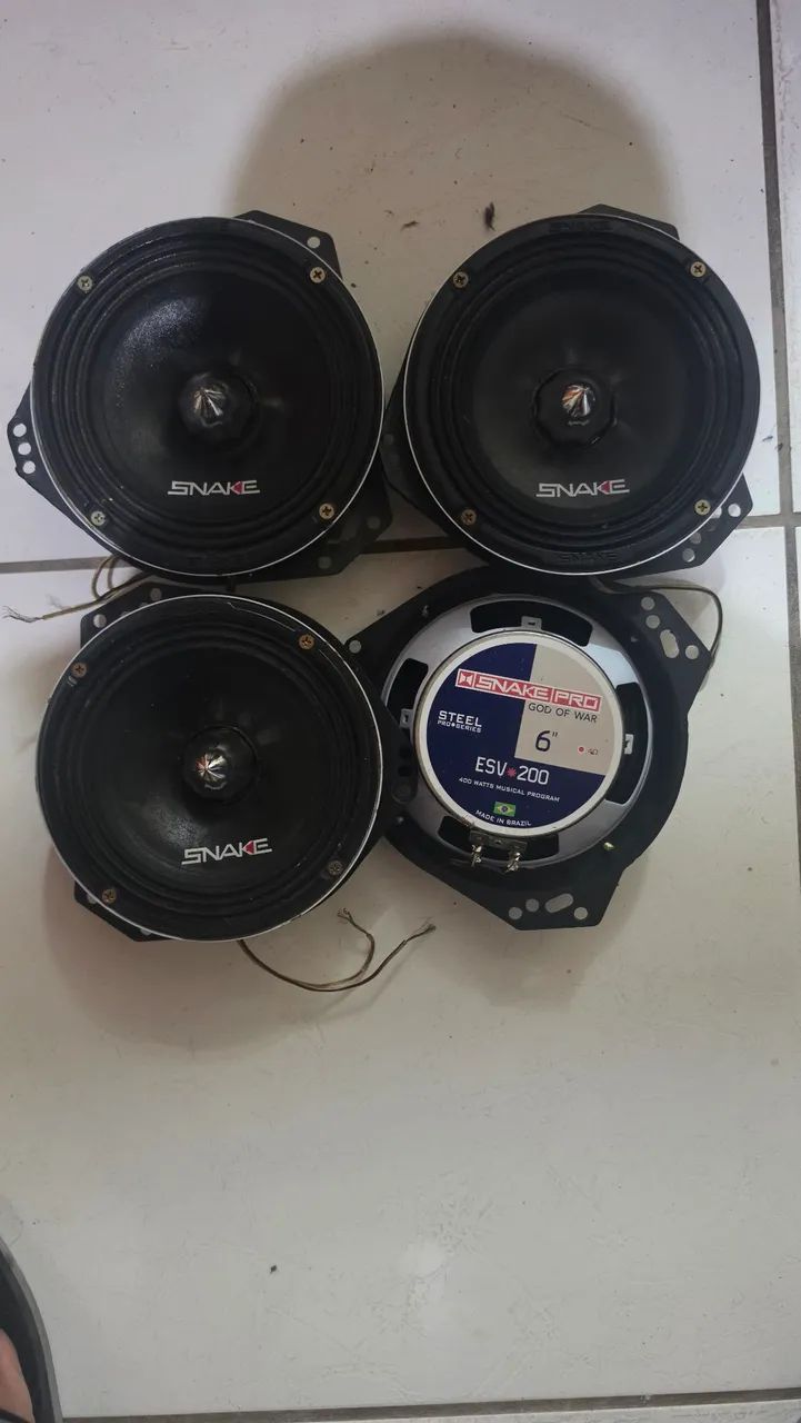 4 Alto falante snake 6 polegadas ESV 200 - Foto 4