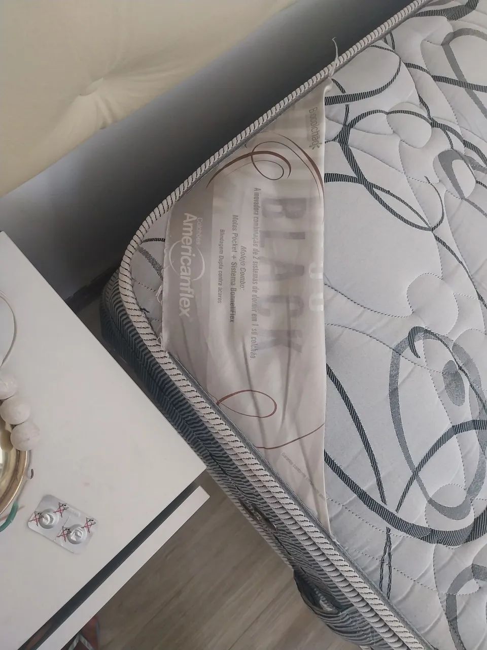 Cama Queen  colchão  com Pilow - Foto 4