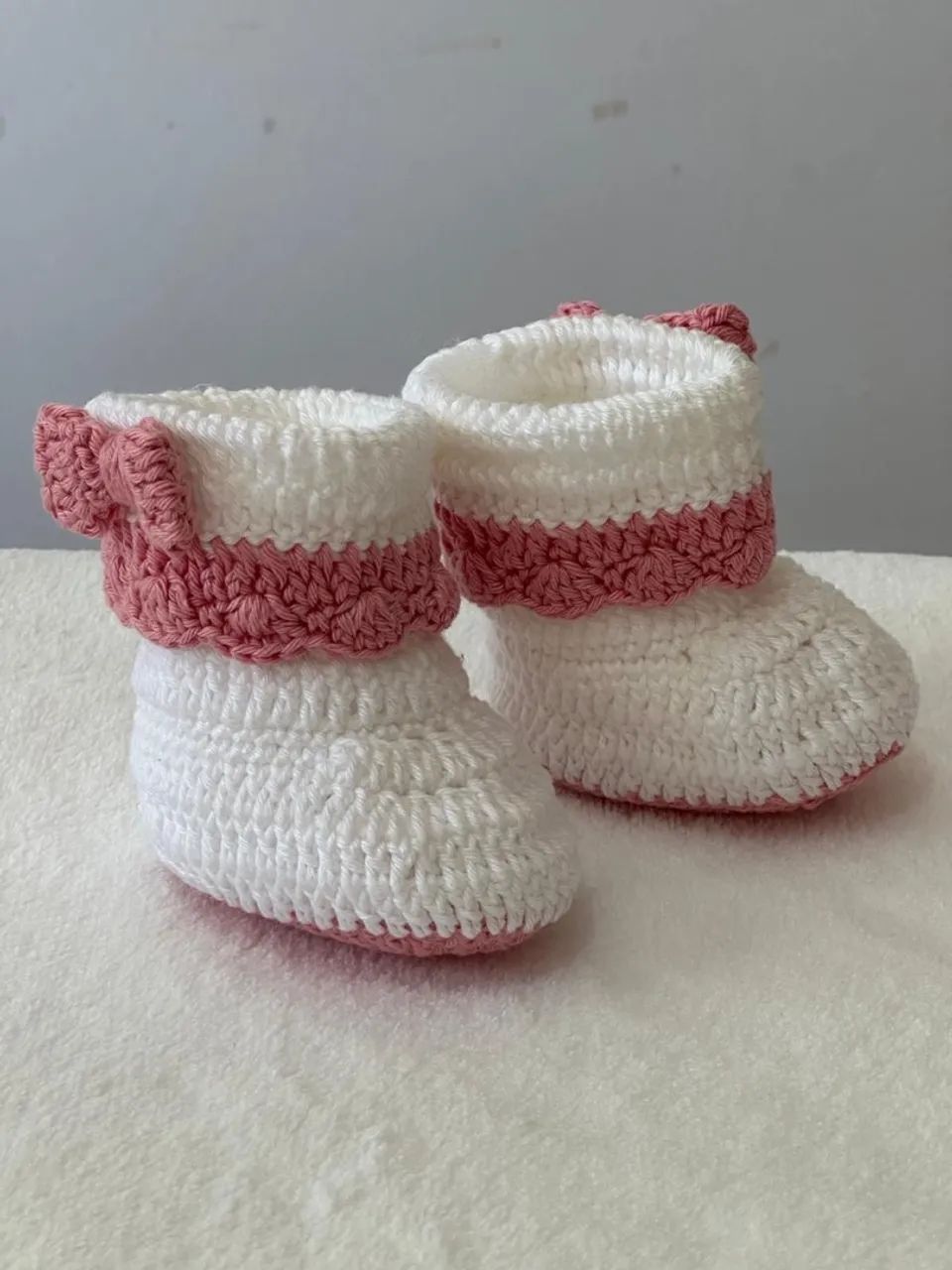 Sapatinhos de crochê para bebês