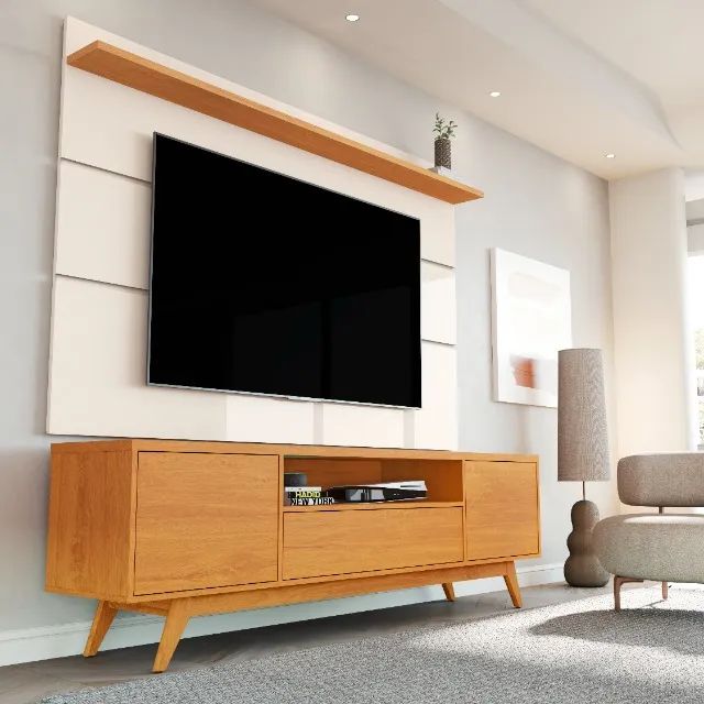 Conjunto Rack + Painel 1.80m para TV até 70'' polegadas ! Frete e montagem grátis. - Foto 5