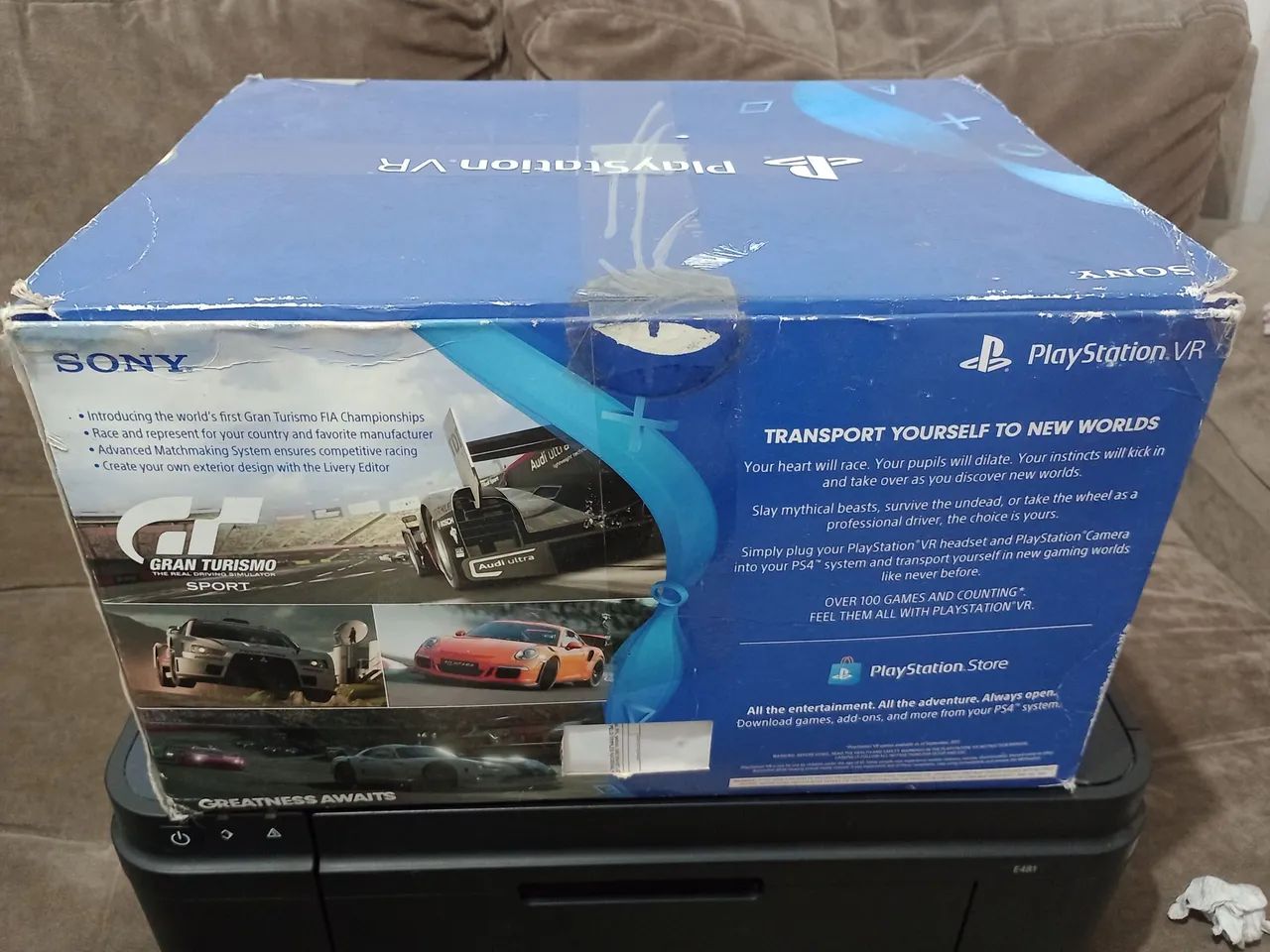 VR Realidade Virtual PS4 + 2 Jogos  - Foto 4