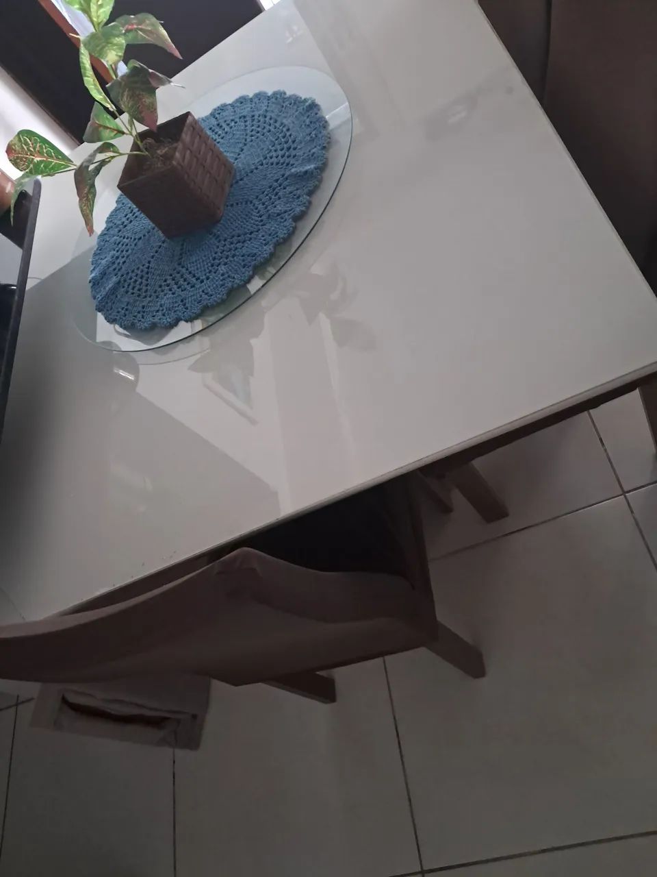 Mesa de Jantar MDF para 8 Lugares - 135 x 135 cm<br> - Foto 4