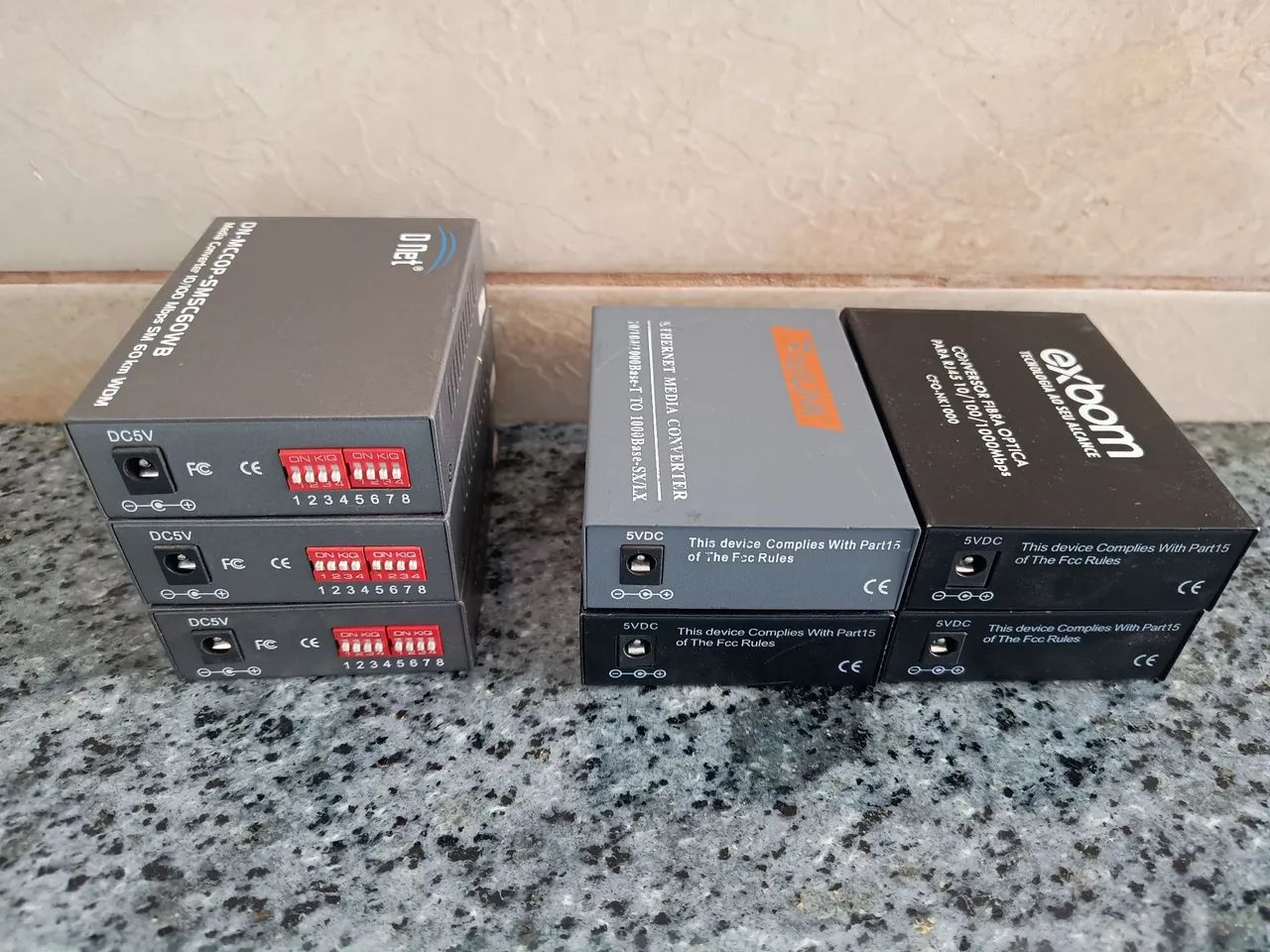 Vendo lote de Conversores De Mídia Fibra Óptica, todos funcionando. Leia. - Foto 4