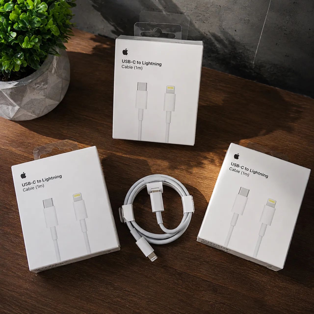 Cabo USB-C para Lightning 1m - Carregamento Rápido para iPhone
