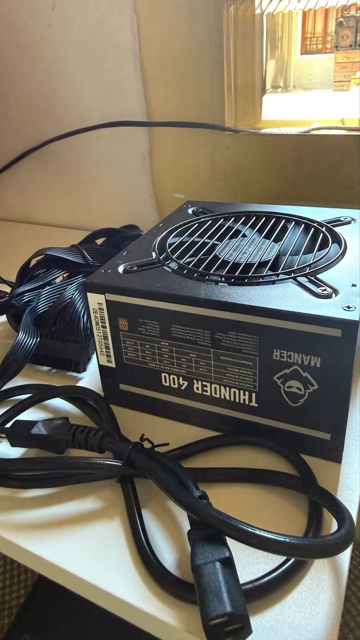 Fonte Mancer Thunder 400W 80 Plus Bronze - Foto 4