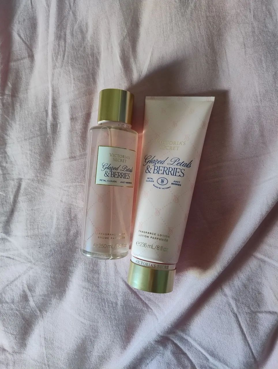 Kit Victoria Secrets Bodysplash e hidratante corporal 