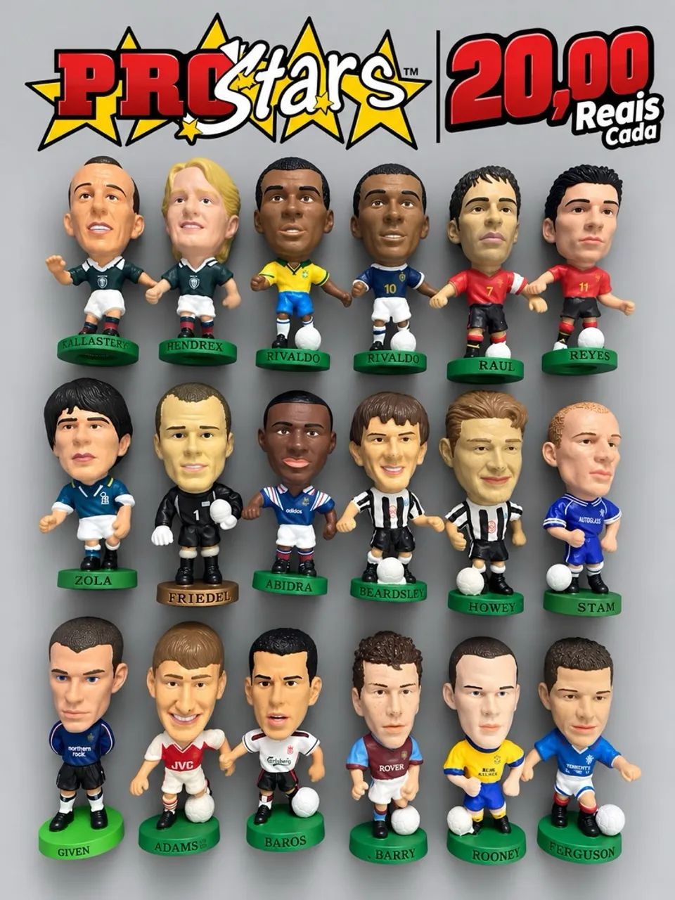 Mini Craques ProStars (Preço nas Imagens)