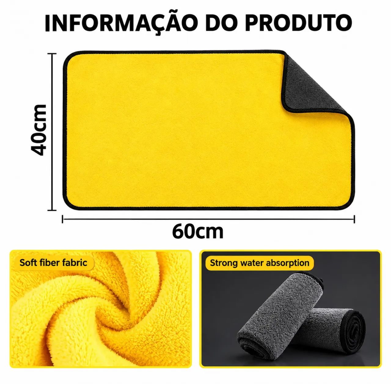 Microfibra premium automotiva  - Foto 2