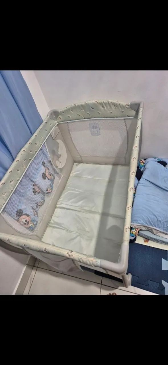 Vendo Berço Portátil Mickey  - Foto 4